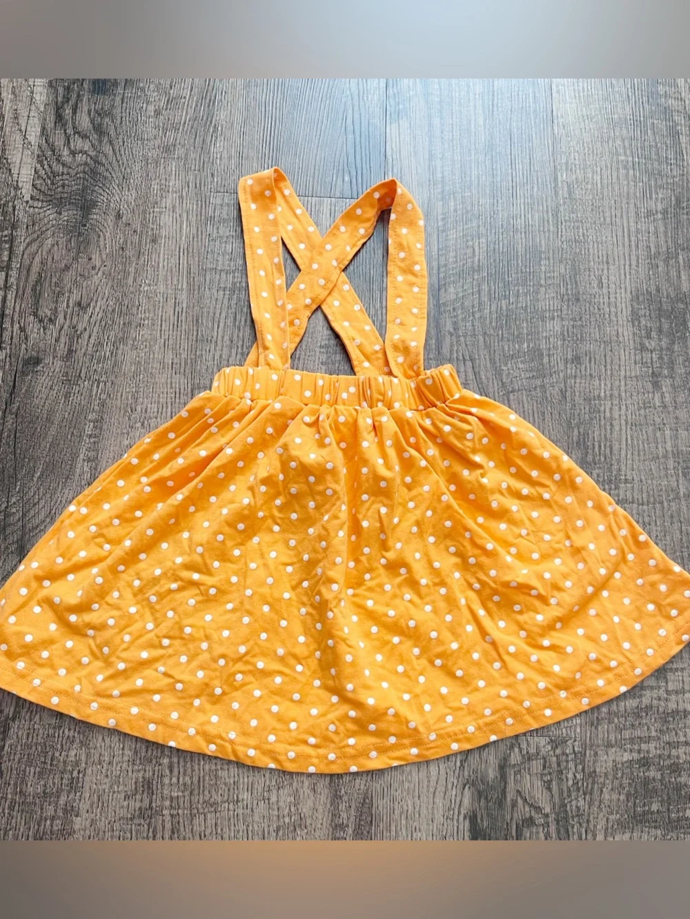Orange Polka Dot Toddler Girls 18-24 Mths Turkey Suspender Jumper Skirt Turkey